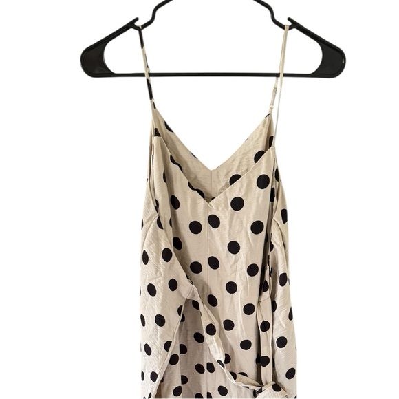 Hatch Maternity The Tori Wrap Dress in Cream and Black Polka Dot - Picture 9 of 11